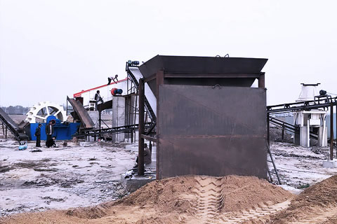 Wet sand production line