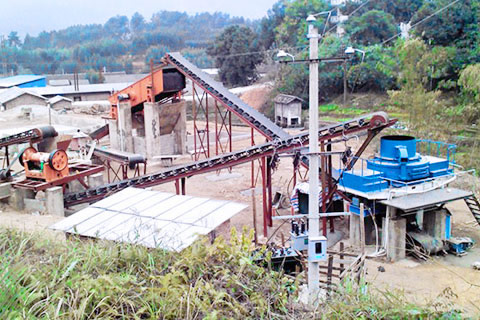 Dry sand production line