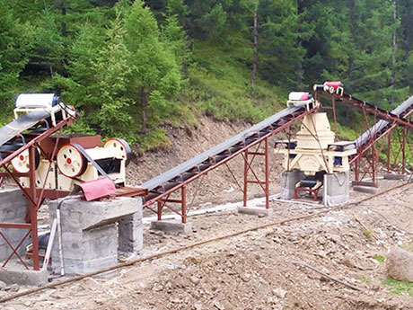 Quartz sand production site