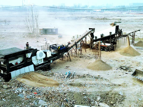 Construction waste recycling and treatment