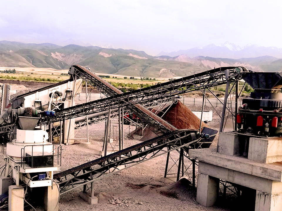 Cobble crushing production line